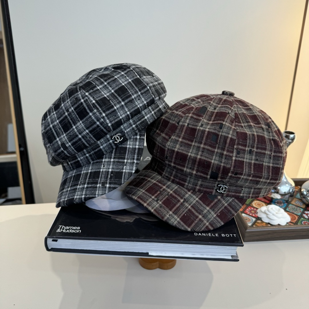 TOP CHANEL Beret Hat - 2 Colors