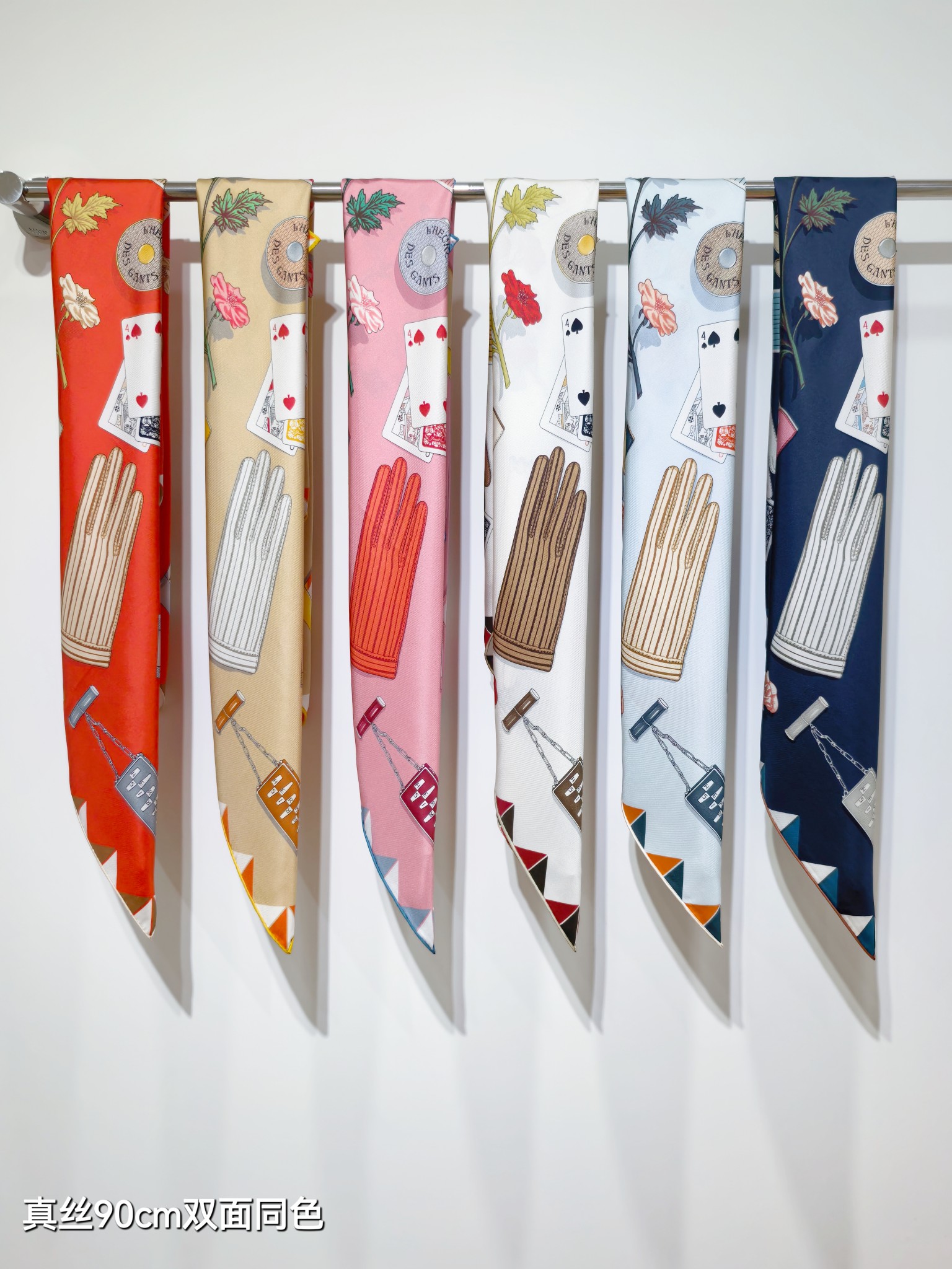 TOP HERMES Square Silk Scarf 90*90cm - 6 Colors