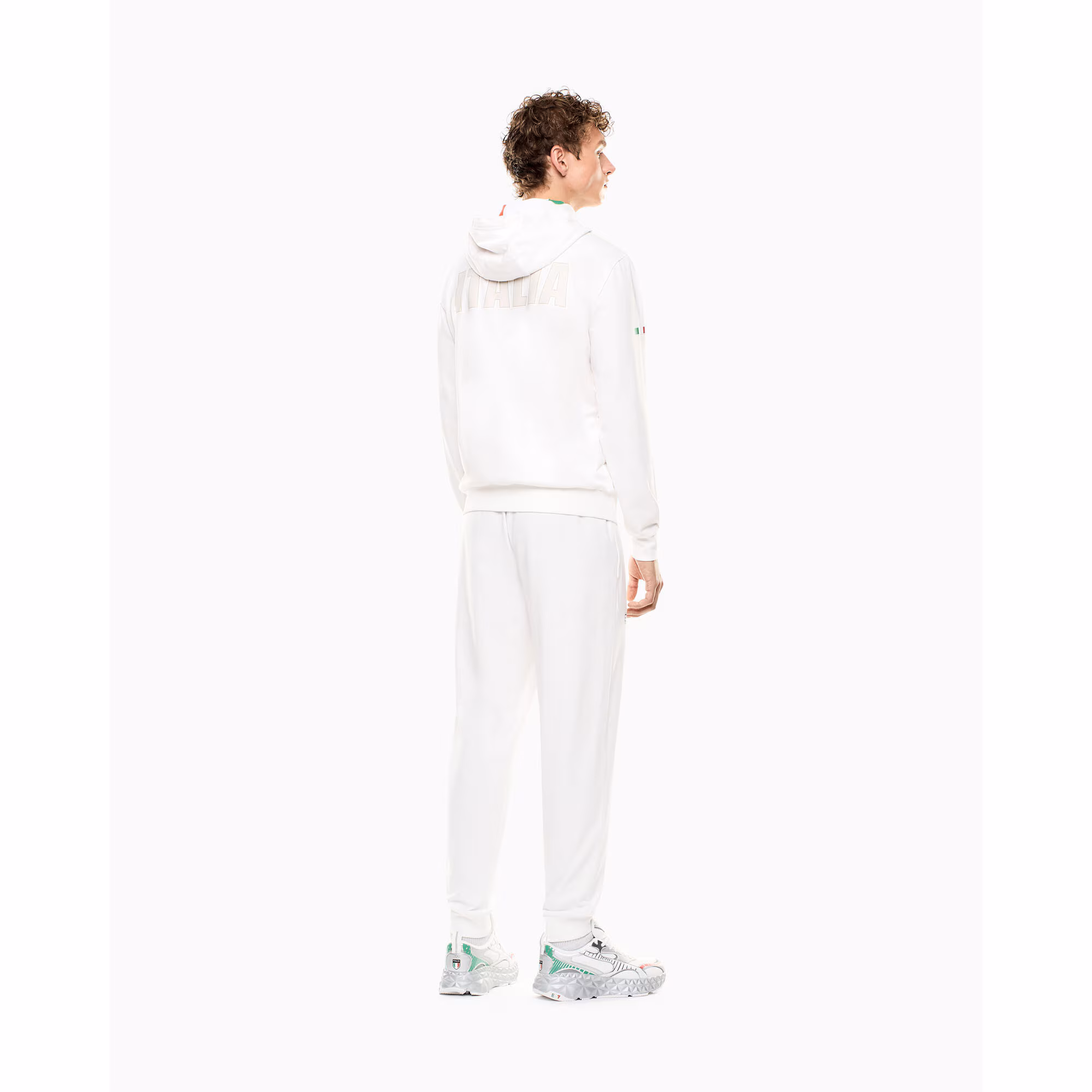 Team Italy EA7 Emporio Armani Tracksuit - White