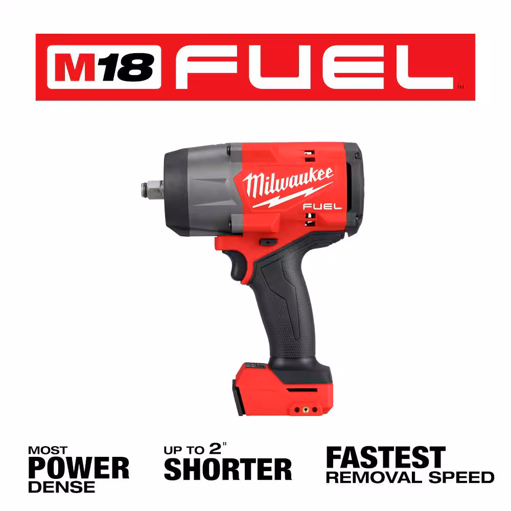 M18 FUEL 18V Lithium-Ion Brushless Cordless 1/2 in. Impact Wrench with Mid Torque Impact Wrench (2-Tool)