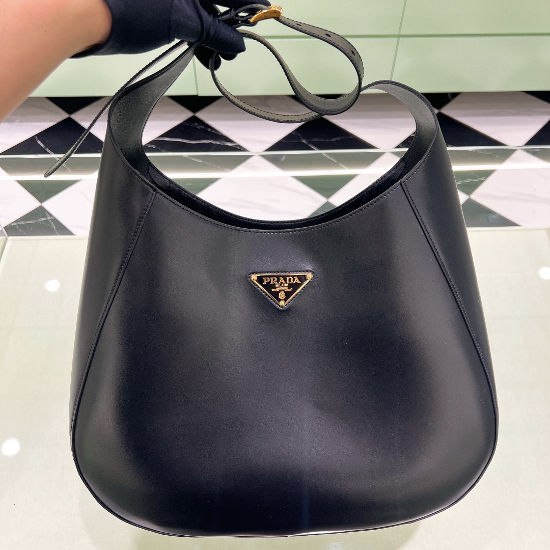 TOP PRADA Cleo Oversized Messenger Bag 40x30x9cm - Three Colors