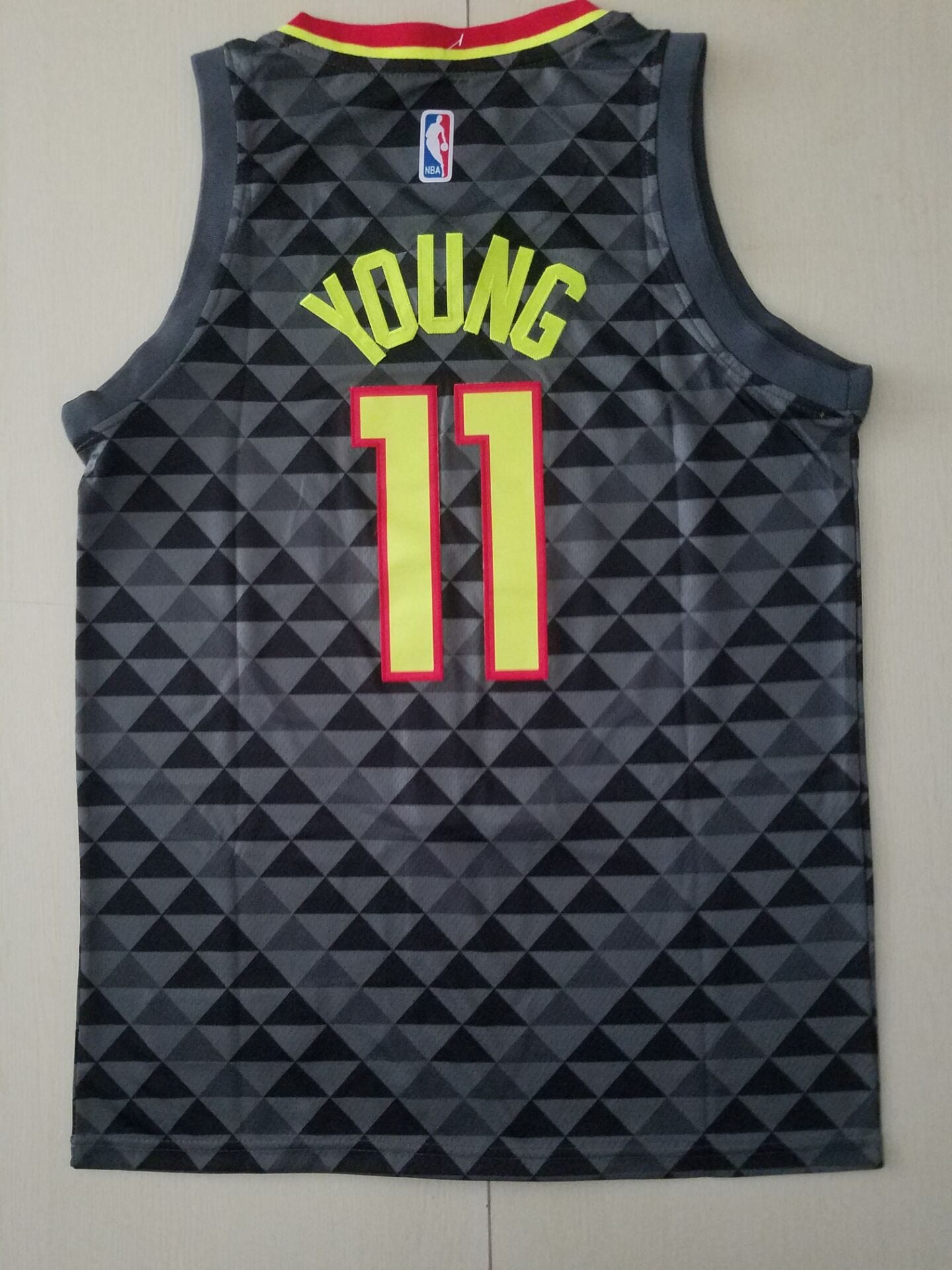 Men's Atlanta Hawks Trae Young #11 Black Swingman Jersey