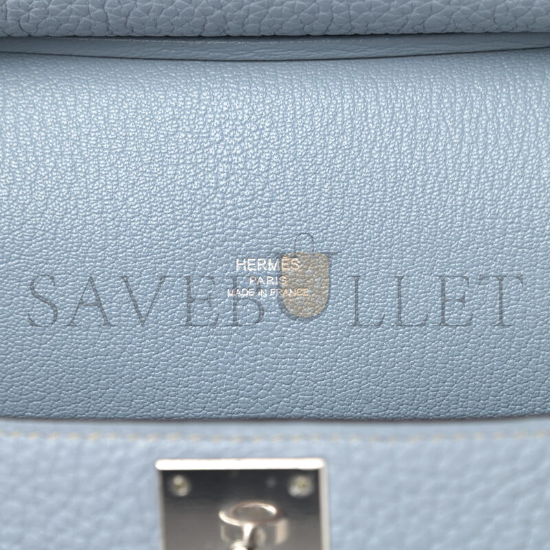 HERMÈS TAURILLON CLEMENCE JYPSIERE 28 BLEU LIN (28cm)