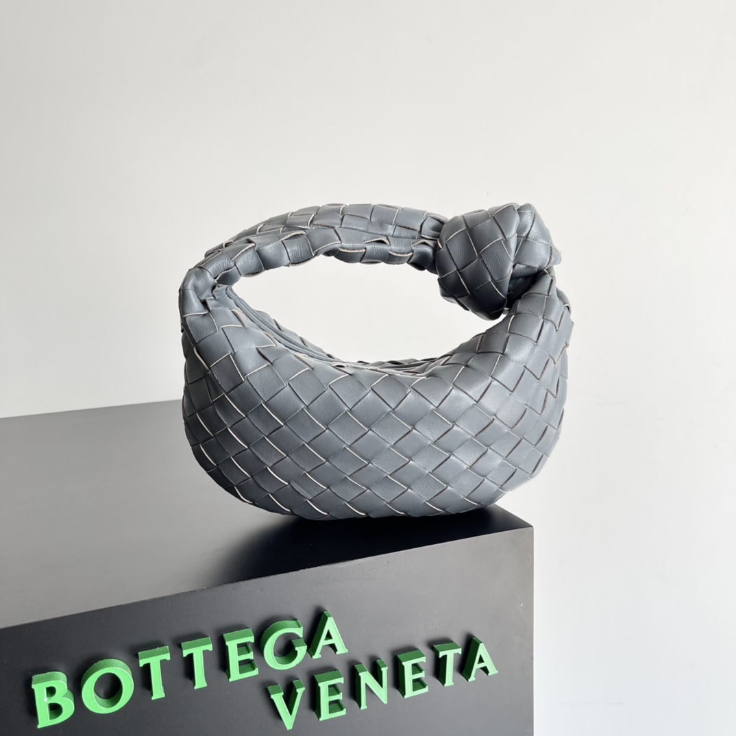 TOP Bottega Veneta BV Jodie Bag Teen 23*15*5cm - Haze Blue