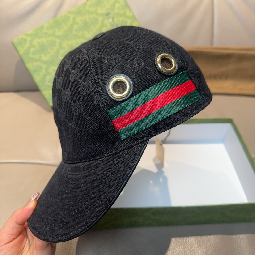 TOP GUCCI Classic Baseball Hat - 2 Colors