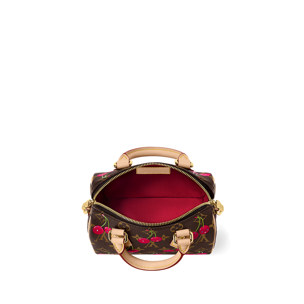 Louis Vuitton x Takashi Murakami Cherry Speedy Bandouliere(Replica)