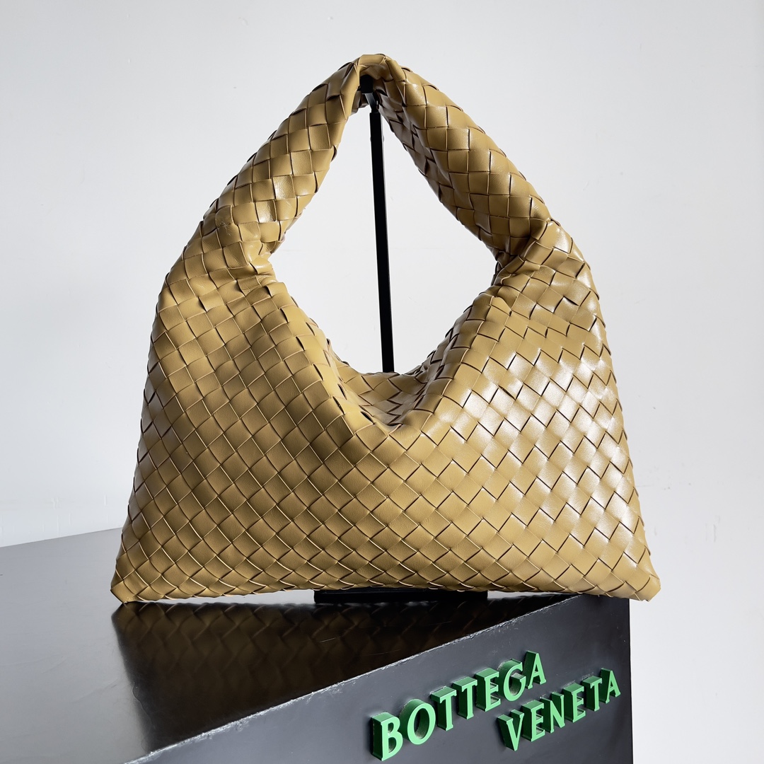 TOP Bottega Veneta BV Hop Bag 41x20x8cm/54x24x13cm - Khaki