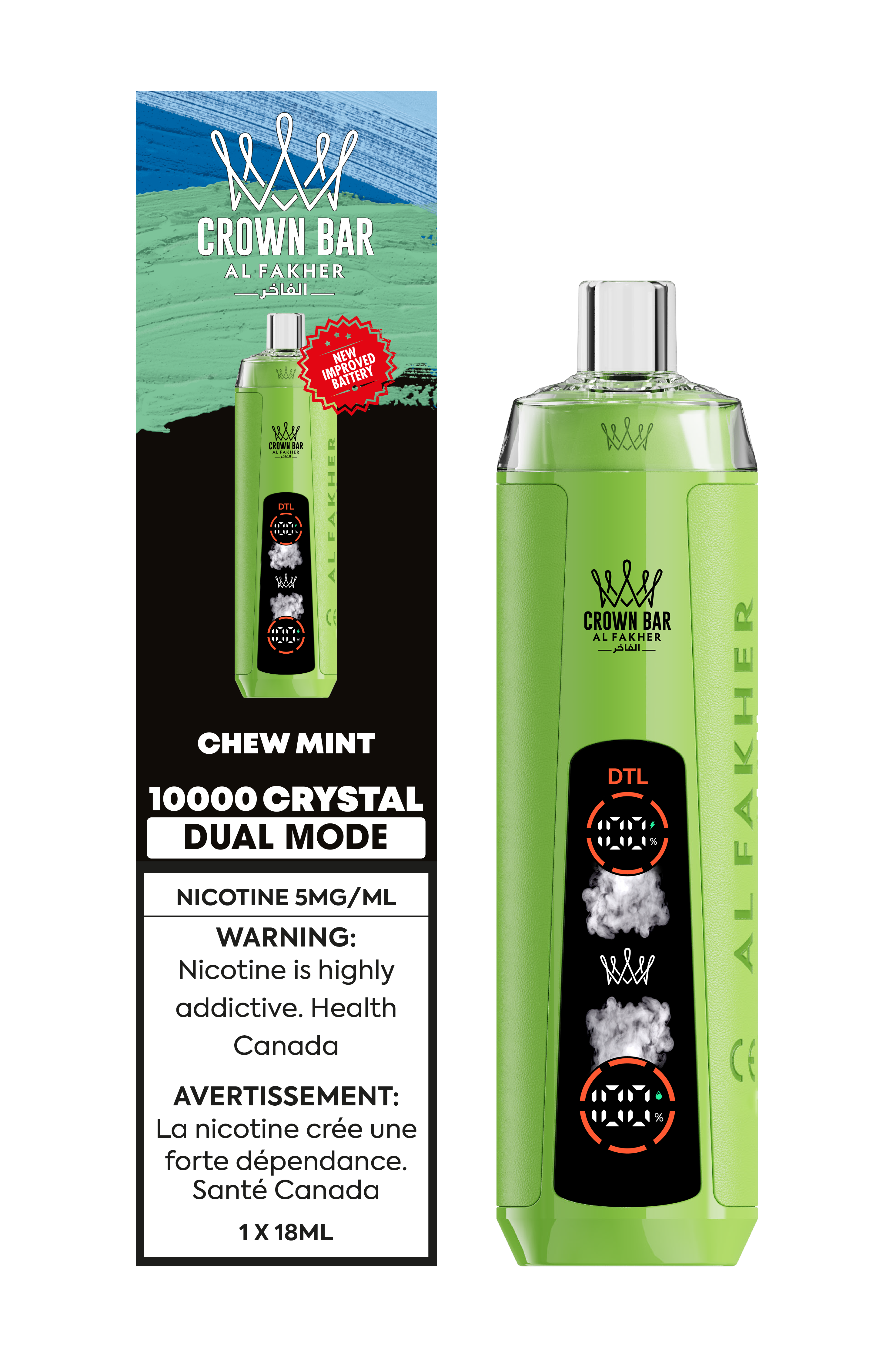 AL FAKHER 10000 CRYSTAL DUAL MODE