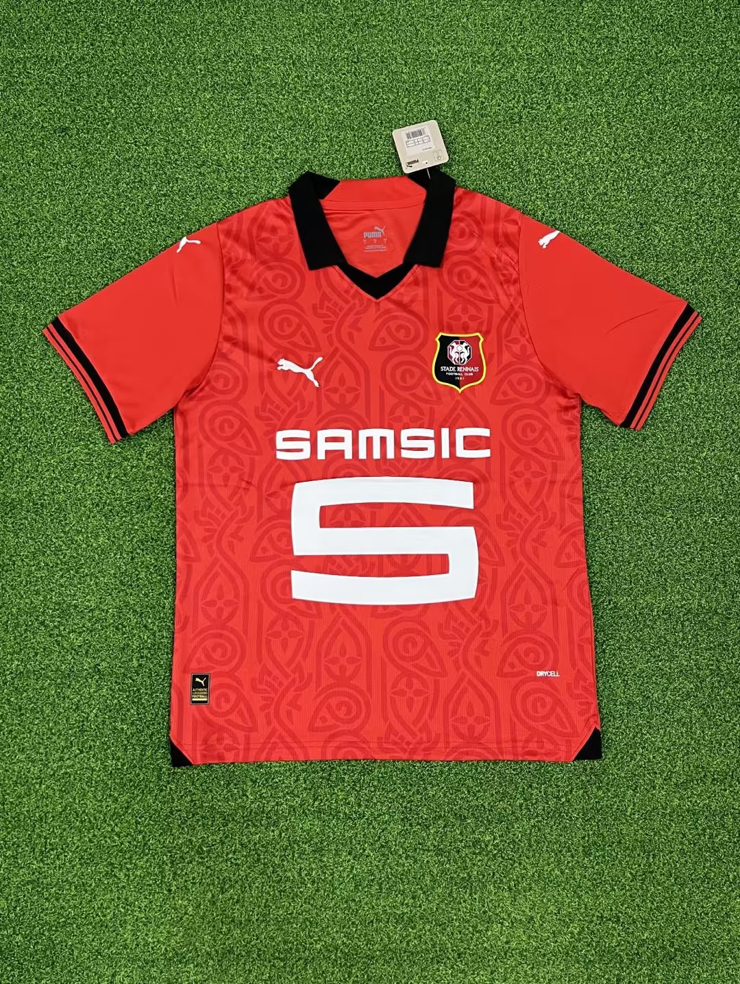 2425 Stade Rennais Home  jersey.Player embroidery version