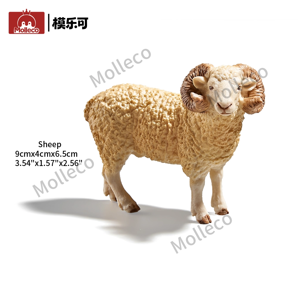 Molleco Animal Figure Toys for Kids and Children  ram CP029-1