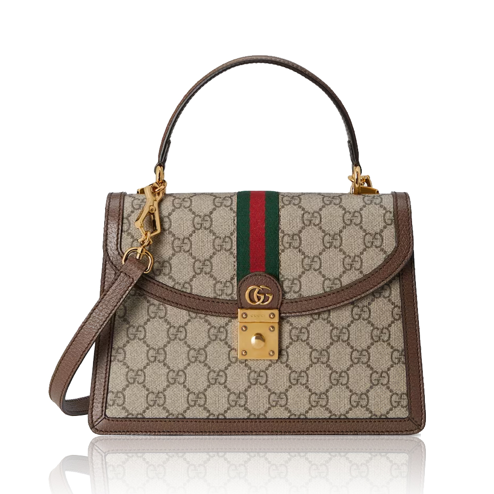 GUCCI  Ophidia Small Top Handle Bag (10A Mirror Version)