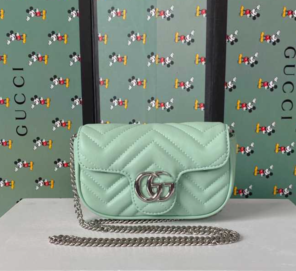 Gucci GG Marmont -Silver buckle(Replica)