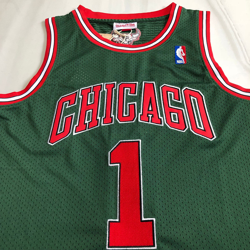 Derrick Rose Chicago Bulls Green 1 MN