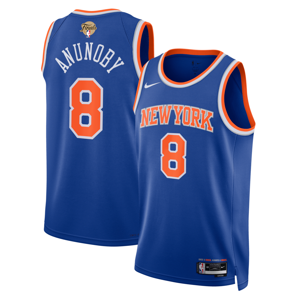 OG Anunoby New York Knicks 2026 Finals Jersey - Blue