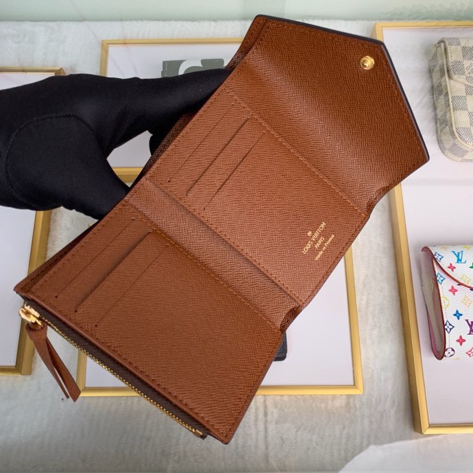 TOP Louis Vuitton LV LV Damier Victorine Wallet - 16 colors