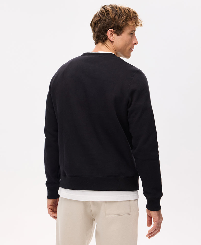 Essential Logo Crew Sweat | Black
