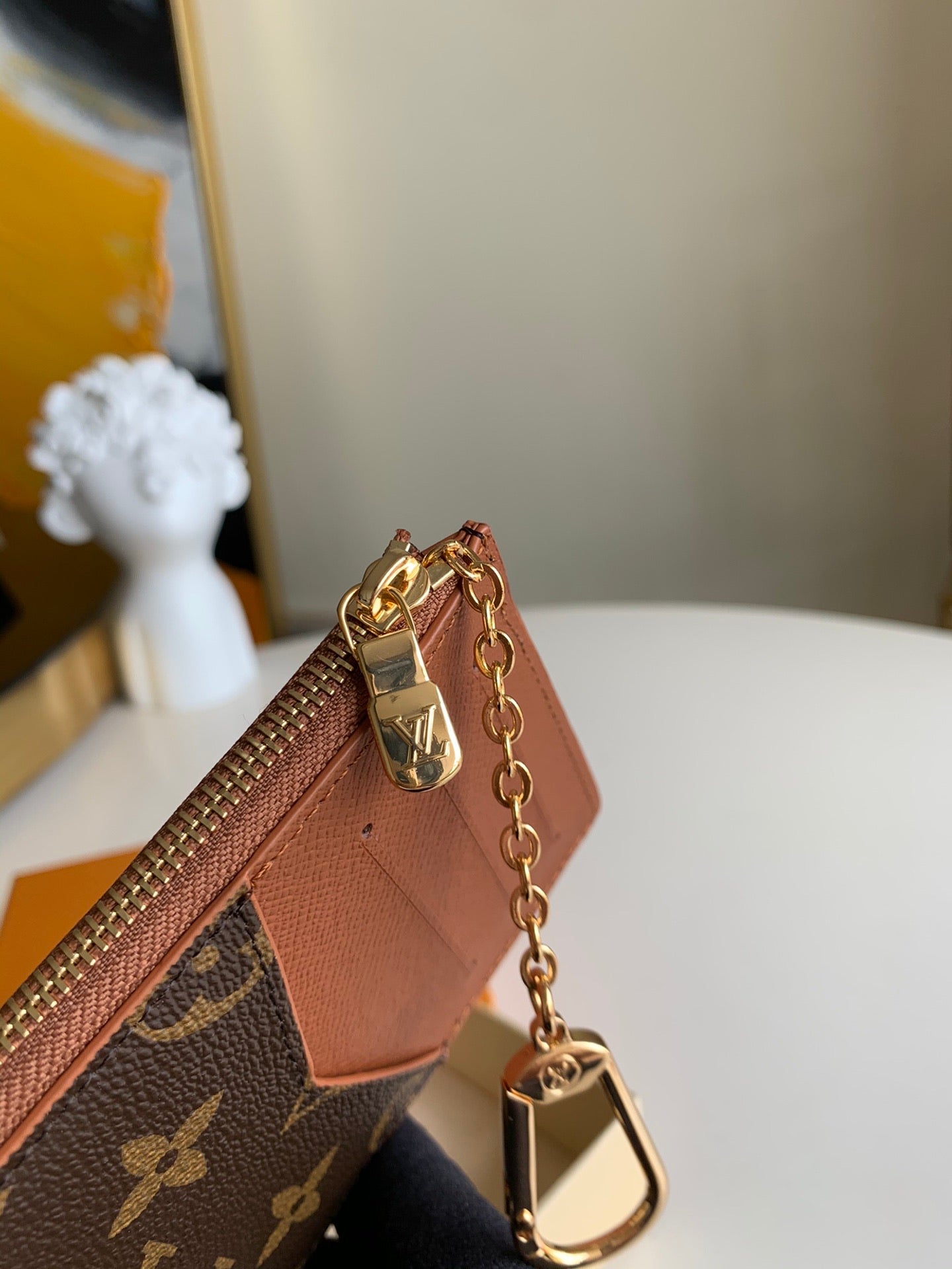 TOP Louis Vuitton LV LV Compact Key Wallet - Monogram