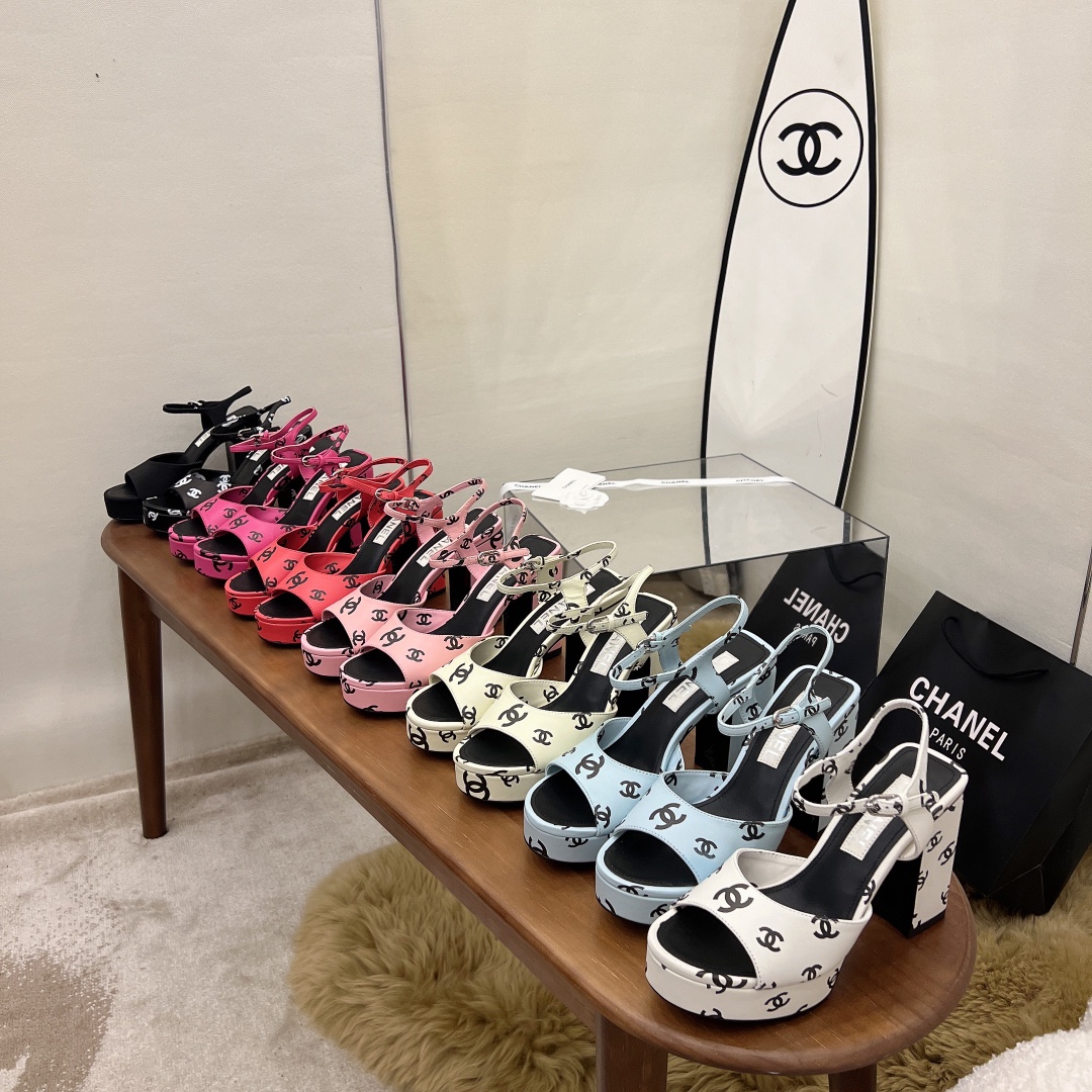 TOP CHANEL Chunky Heels - 8 Color