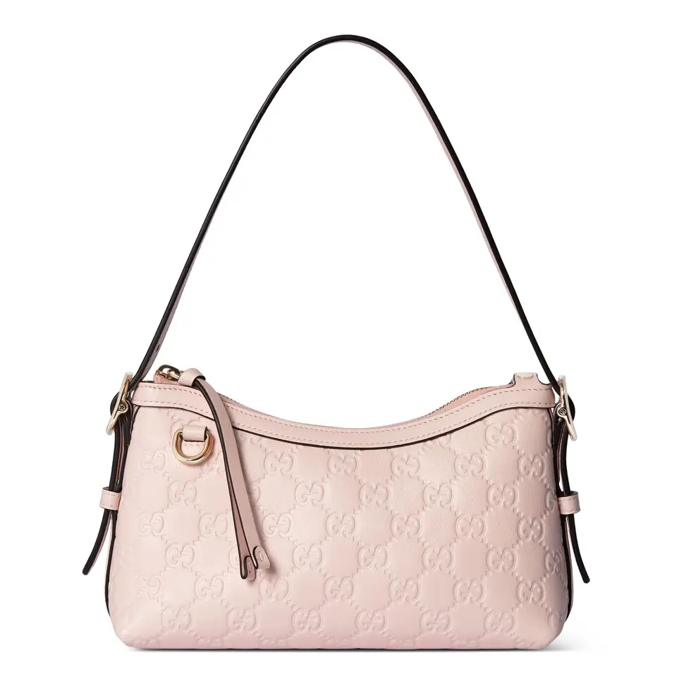 TOP GUCCI GG Emblem Handbag 22 x 14 x 8 cm - Pink