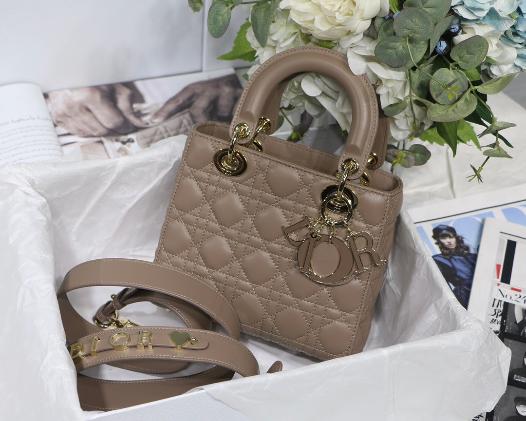 TOP Christian Dior Lady Christian Dior Bag ABC-Small - Taupe
