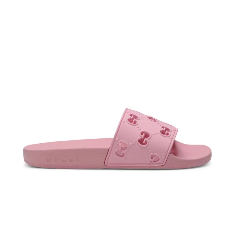 Gucci Womns GG Slide Rubber Sandals 573922 (Replica)