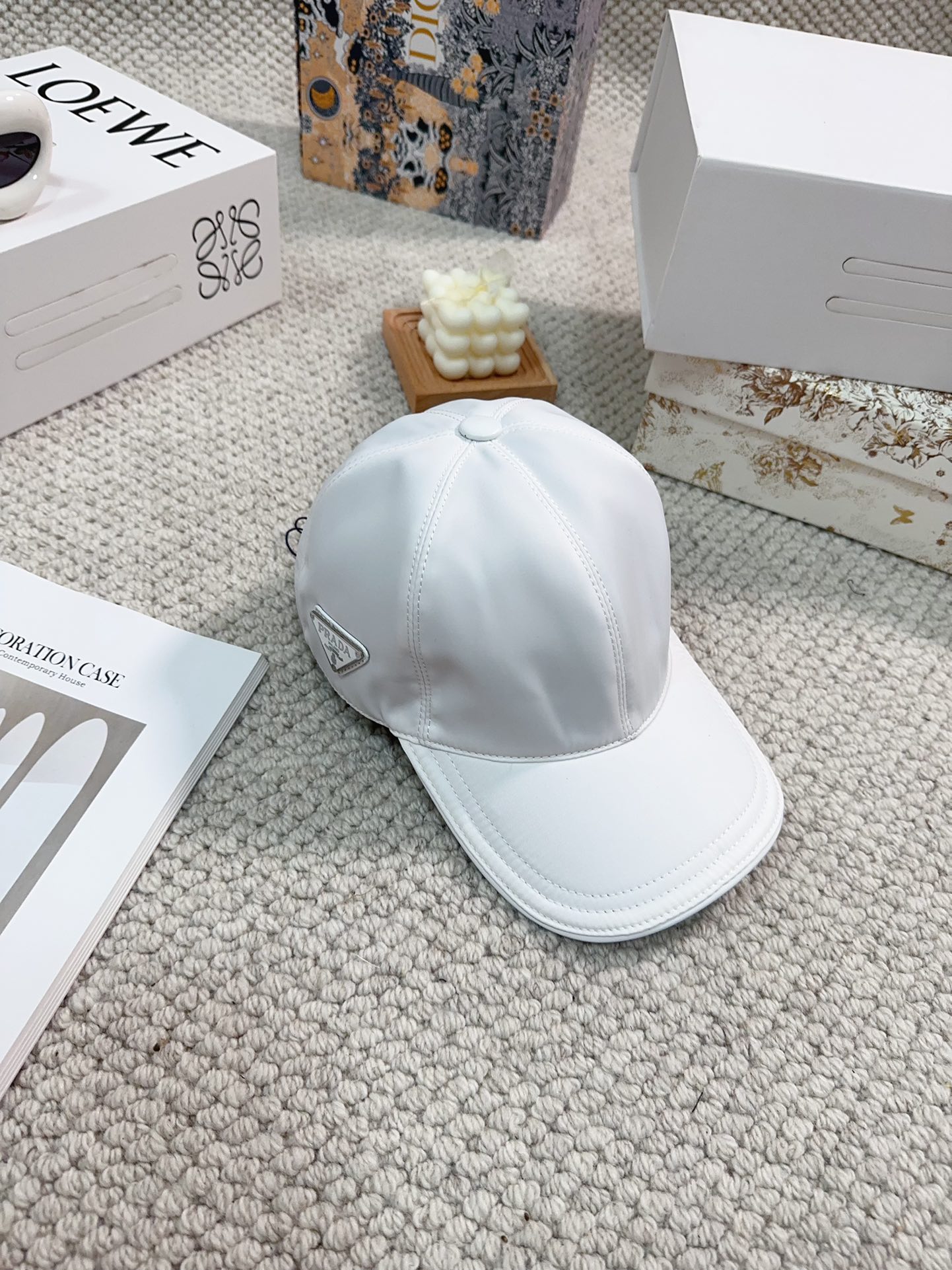 TOP PRADA Embroidered Baseball Cap - 4 Colors
