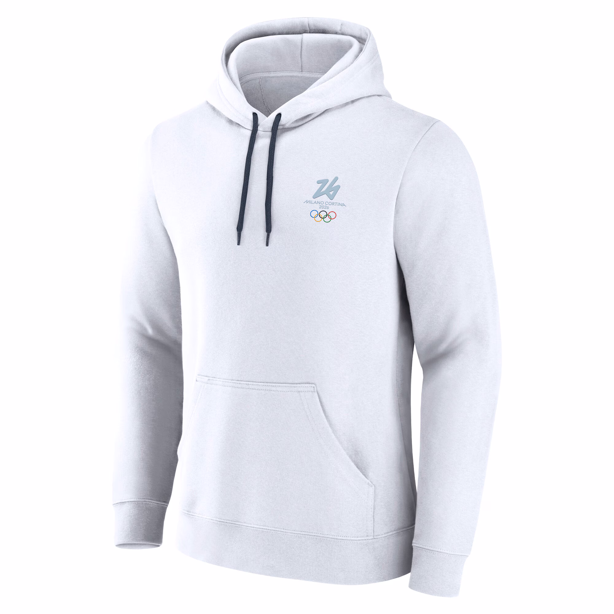 Milano Cortina 2026 Olympics Essentials Overhead Hoodie - White