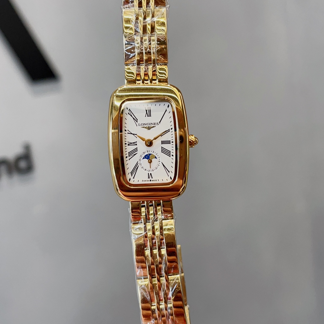 TOP LONGINES Small Gold Bar Series Watch 26mm