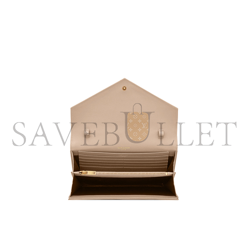 YSL CASSANDRE MATELASSÉ IN GRAIN DE POUDRE EMBOSSED LEATHER 377828 (22.5*14*4cm)