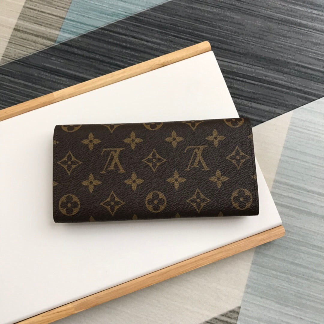 TOP Louis Vuitton LV LV Emilie Wallet - Light Pink