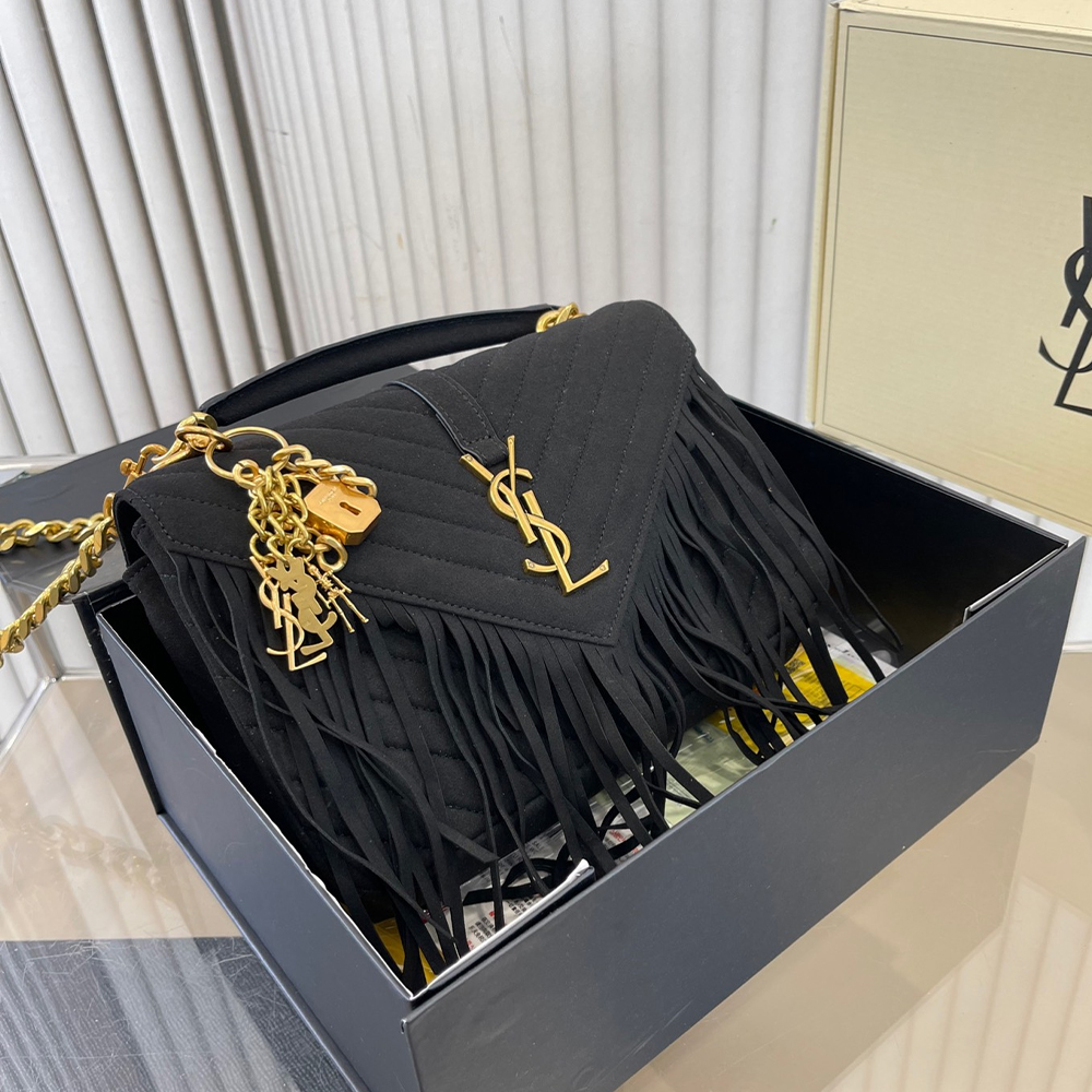 Saint Laurent YSL Monogram Tassel Hand Crossbody Bag (Replica)