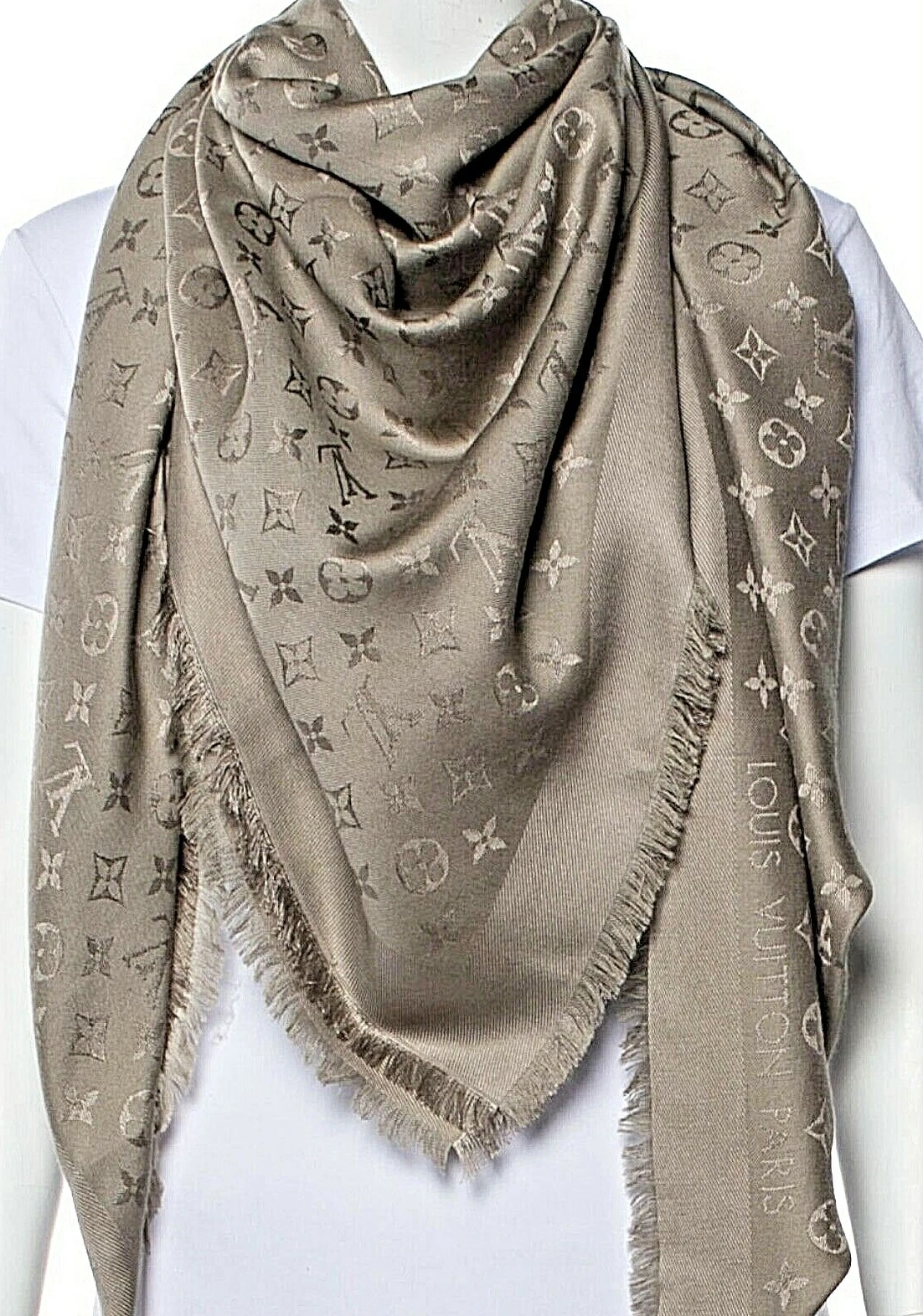 TOP Louis Vuitton LV  Scarf  - Dark Grey