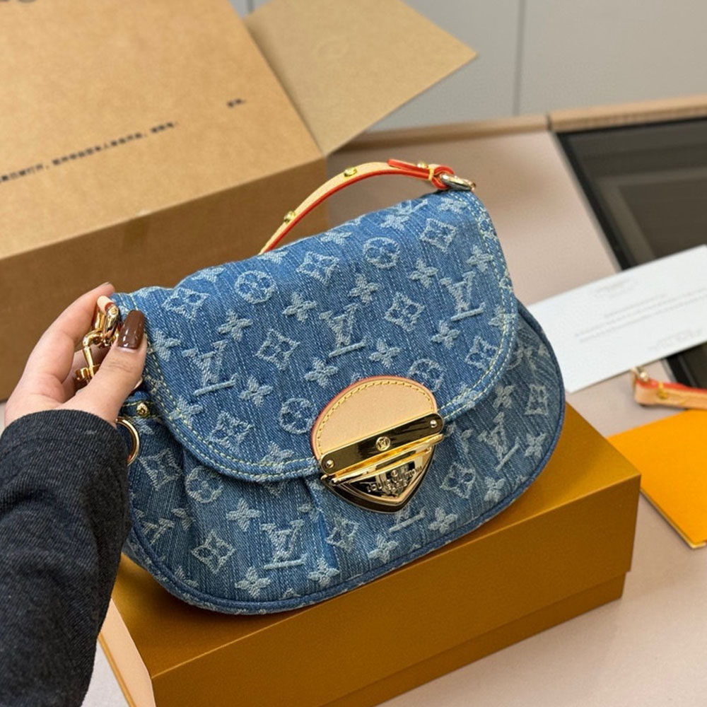 Louis Vuitton LV Sunset Denim Handbag(Replica)