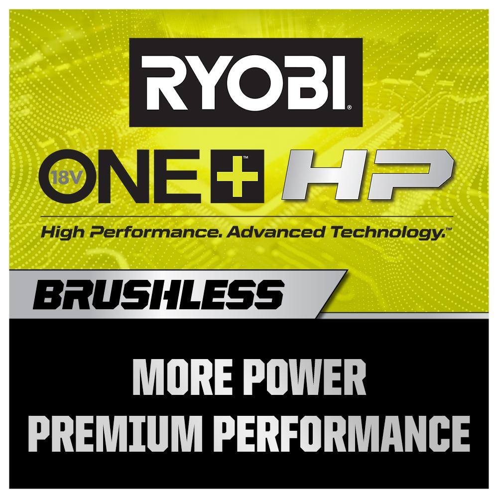 ONE+ HP 18V Brushless Cordless Compact 1/4 in. Right Angle Grinder Kit w/(2)4.0Ah Batteries, (1)2.0Ah Battery, Charger
