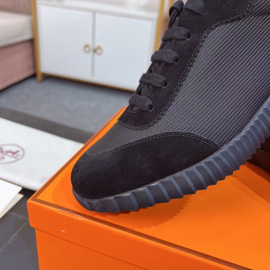 TOP HERMES Sneakers-Black