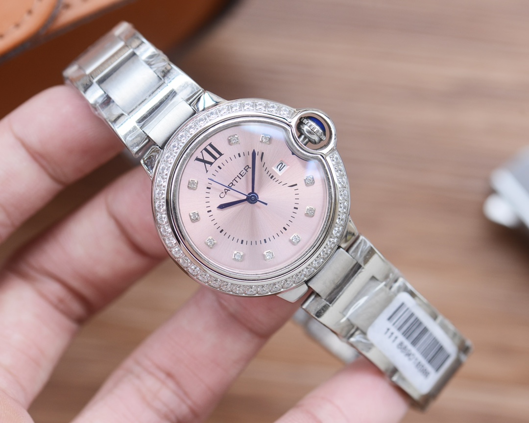TOP Cartier  Ballon Bleu de Cartier Watch 33 mm -  2 Colors