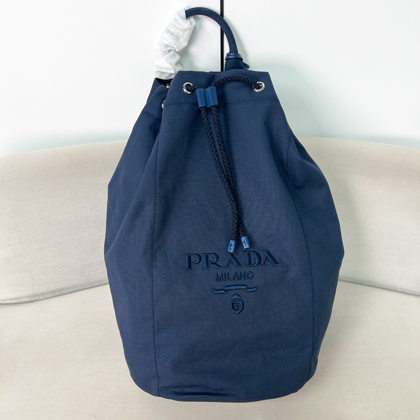TOP PRADA Drawstring Canvas Travel Bag 34 x 55x 34 cm - 3 Colors