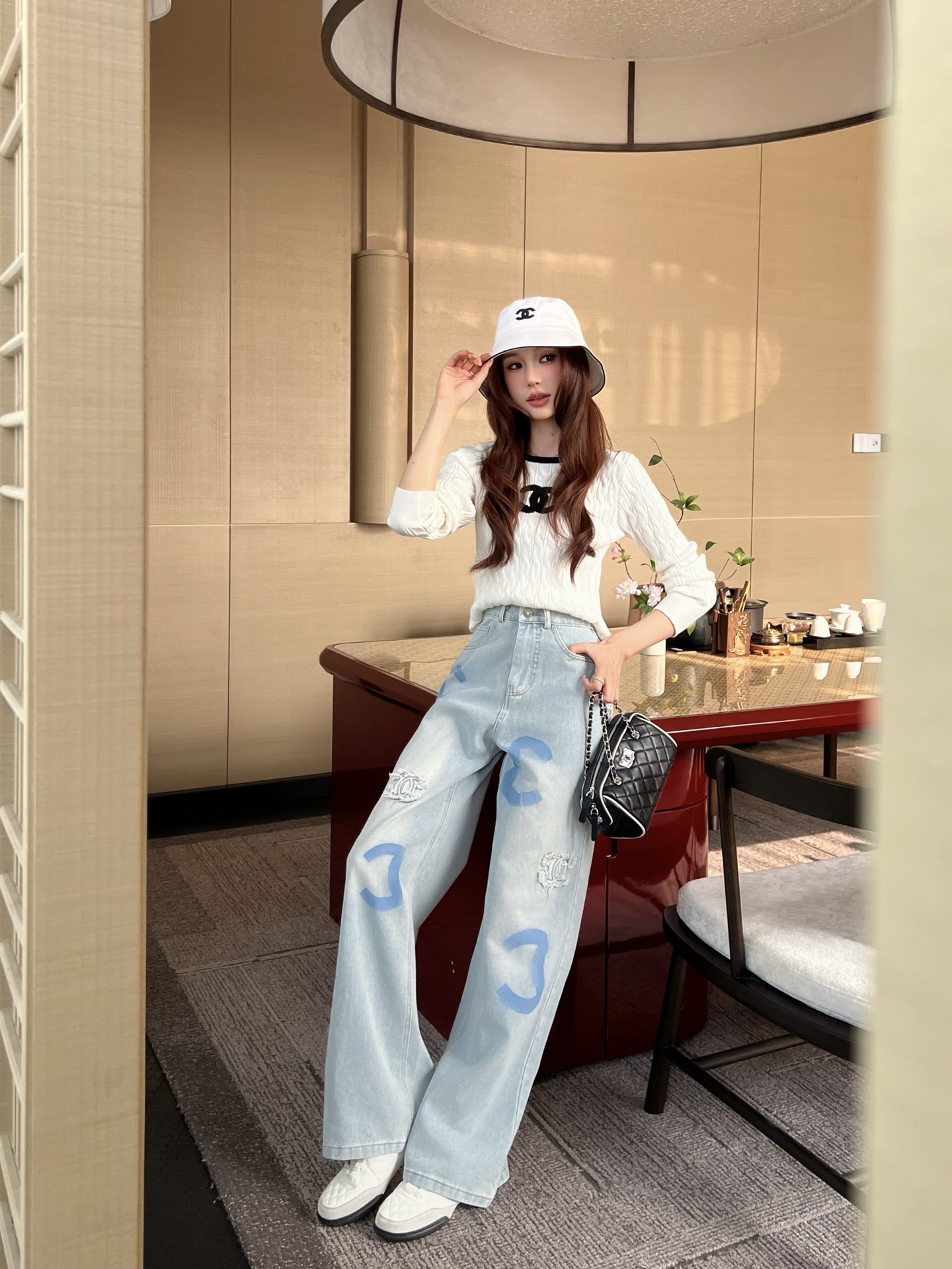 TOP CHANEL Pants -  Blue