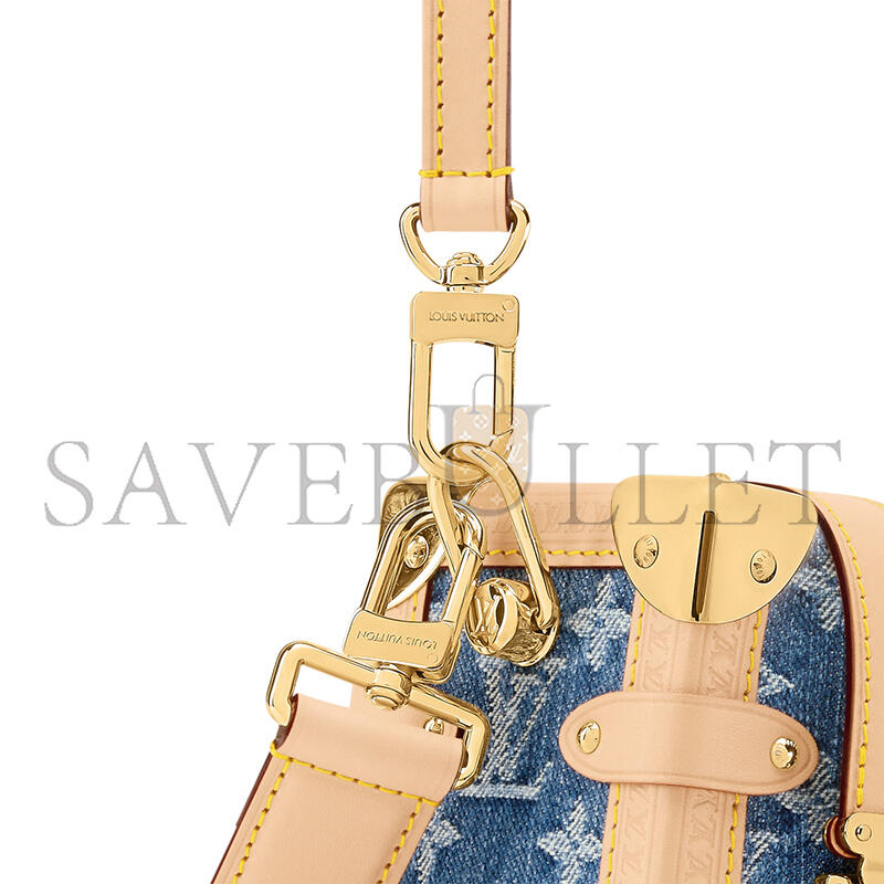 LOUIS VUITTON DENIM SIDE TRUNK MM M27450 (23.5*16*8.5cm)