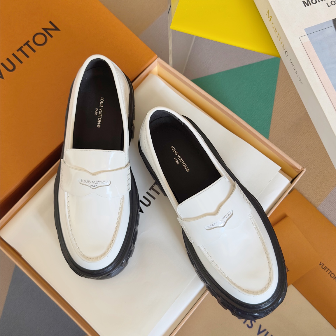 TOP Louis Vuitton LV Record loafers Shoes - 5 Colors