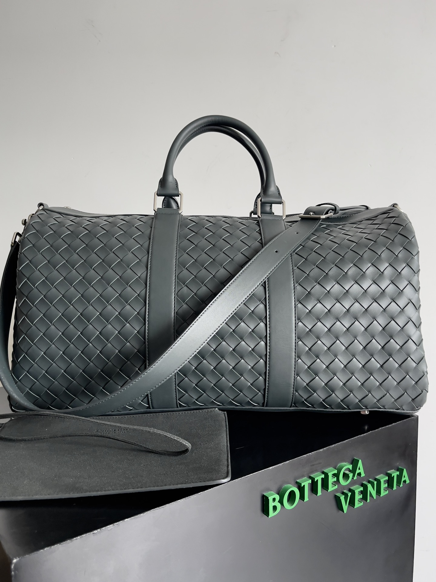 TOP Bottega Veneta BV Woven Large Travel Bag 50*27*24cm - Two Colour