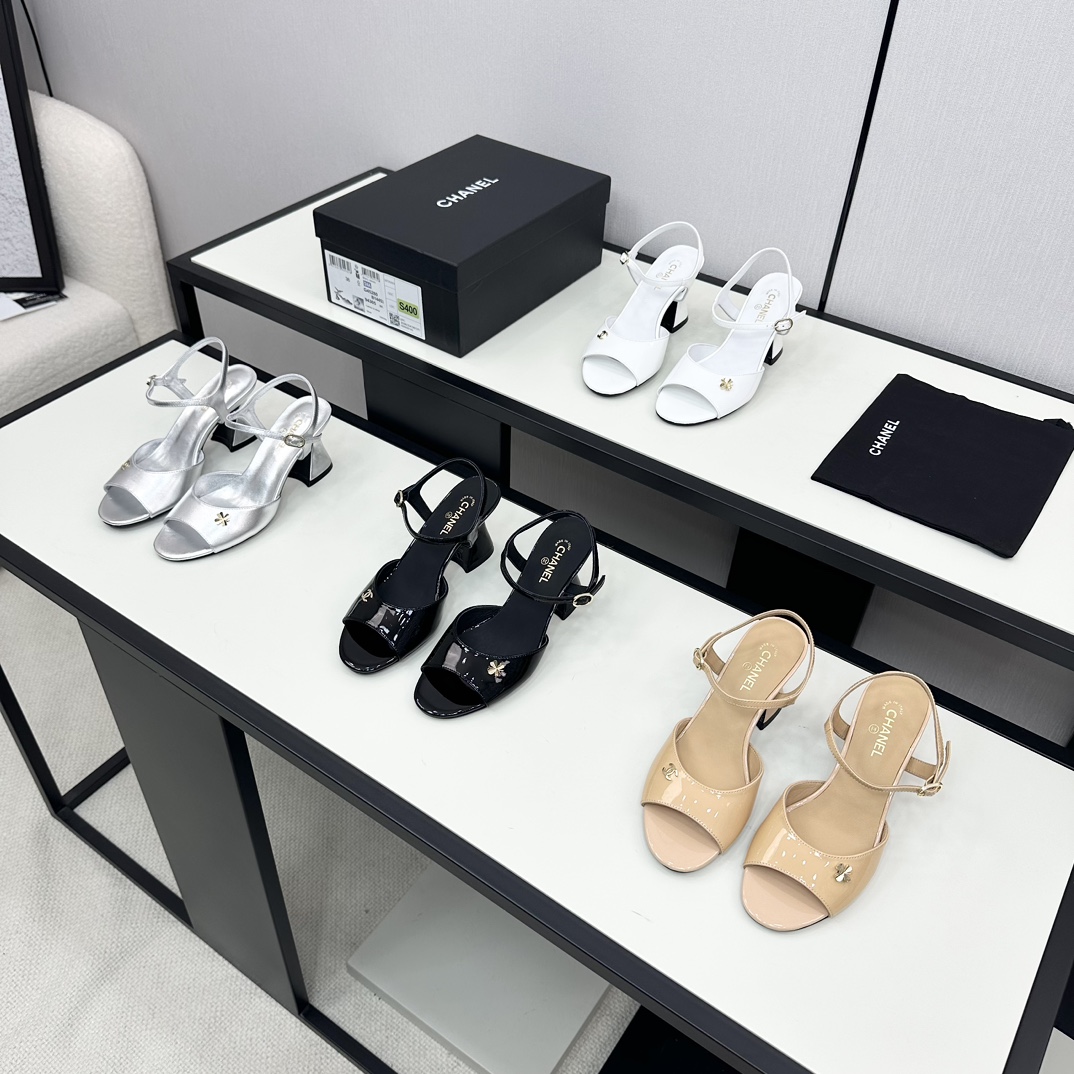 TOP CHANEL High Heels Sandals - 4 Color