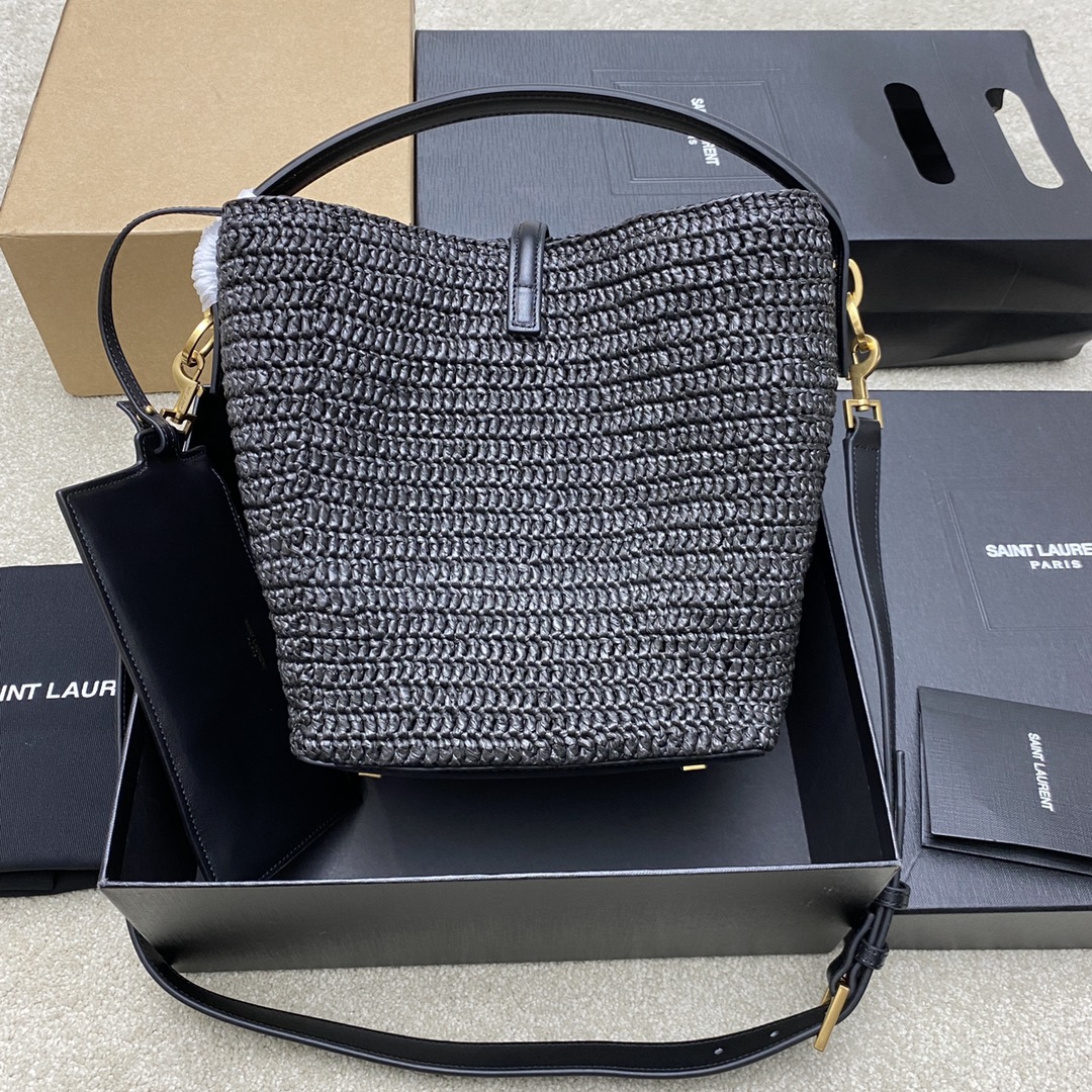 TOP Yves Saint Laurent YSL LE 5A7 Shoulder Bag 25x20x12cm - 2 Color