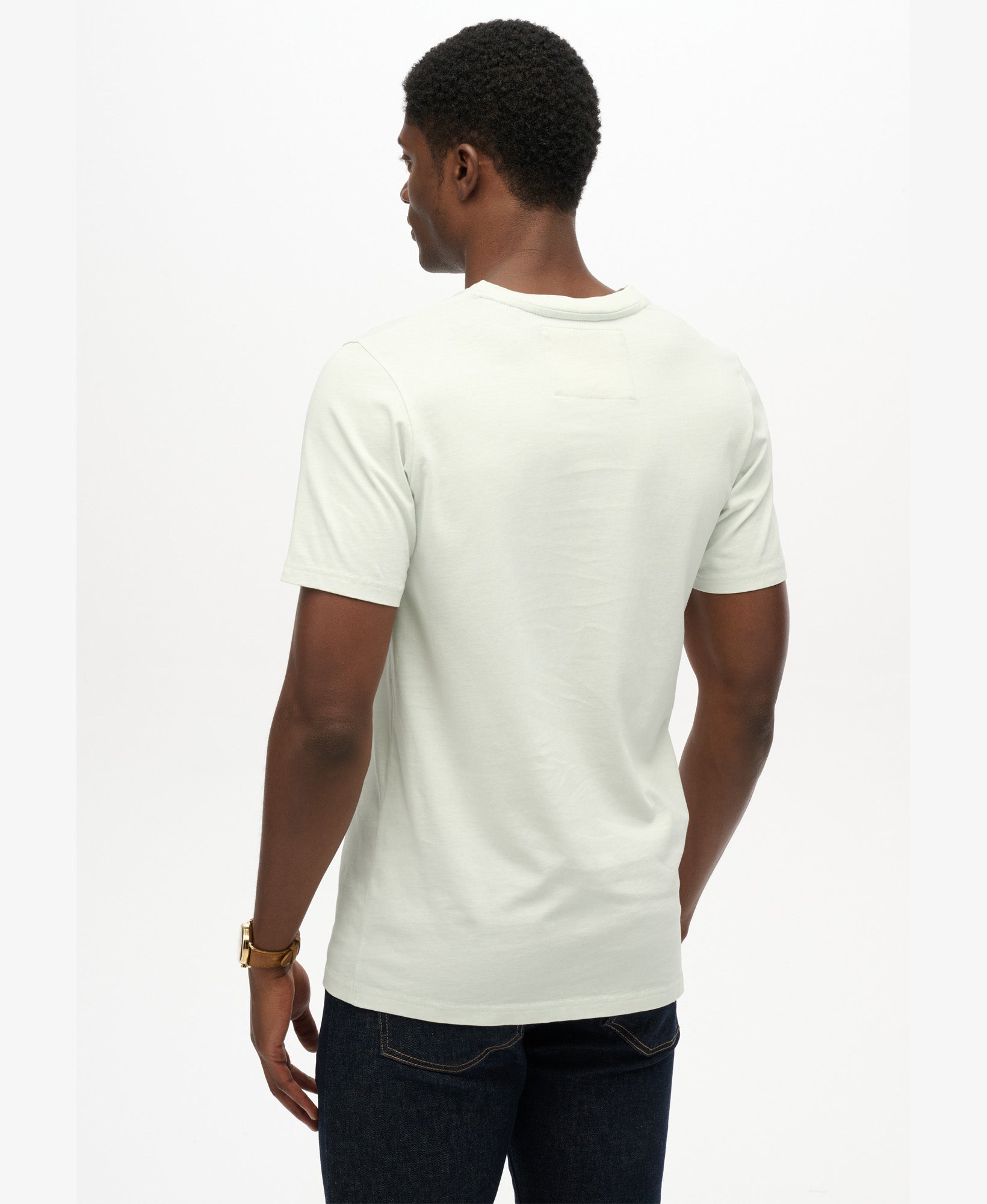 Athletic Emboss Relaxed Tee | Valley Blue