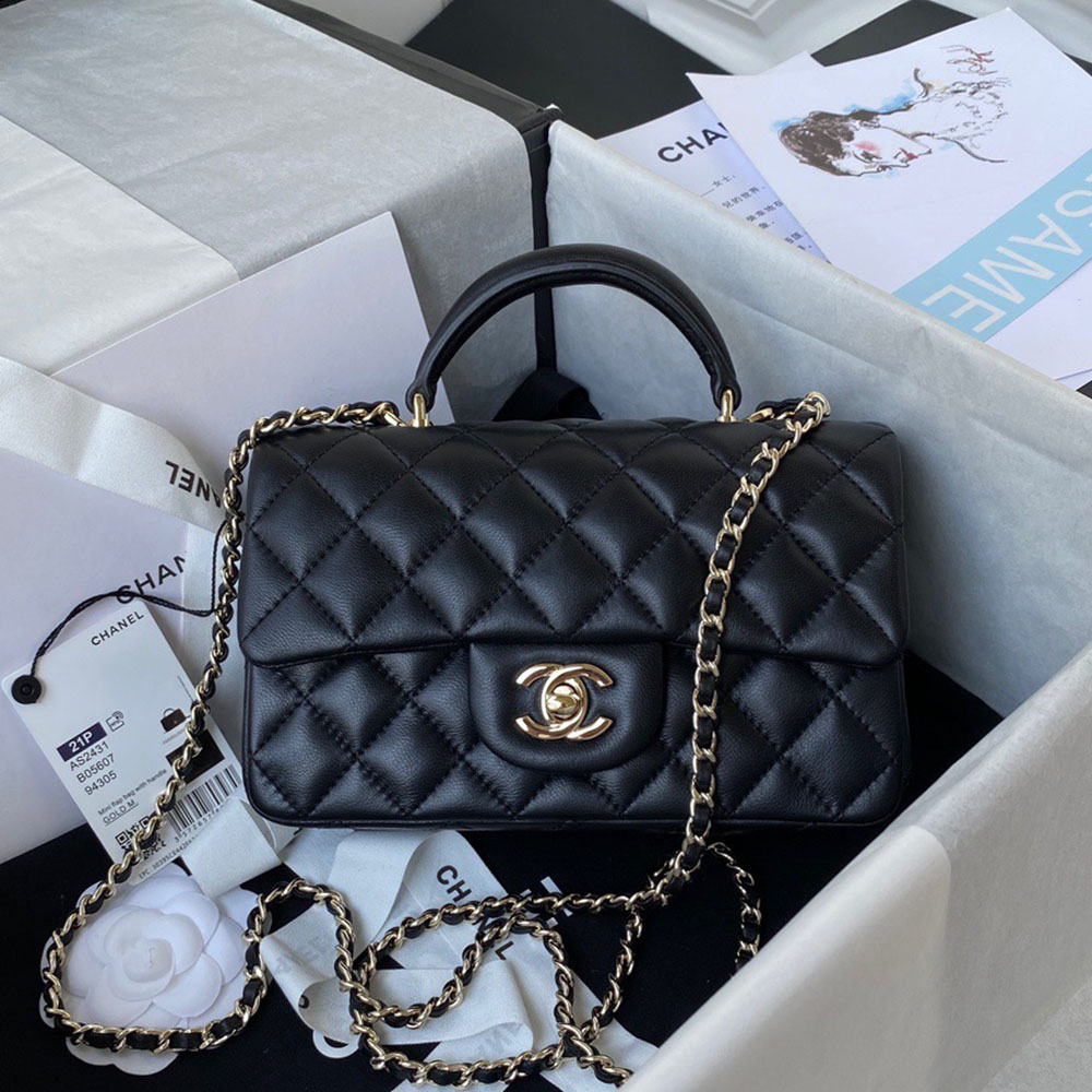 Chanle   Mini Top Handle CF(Replica)