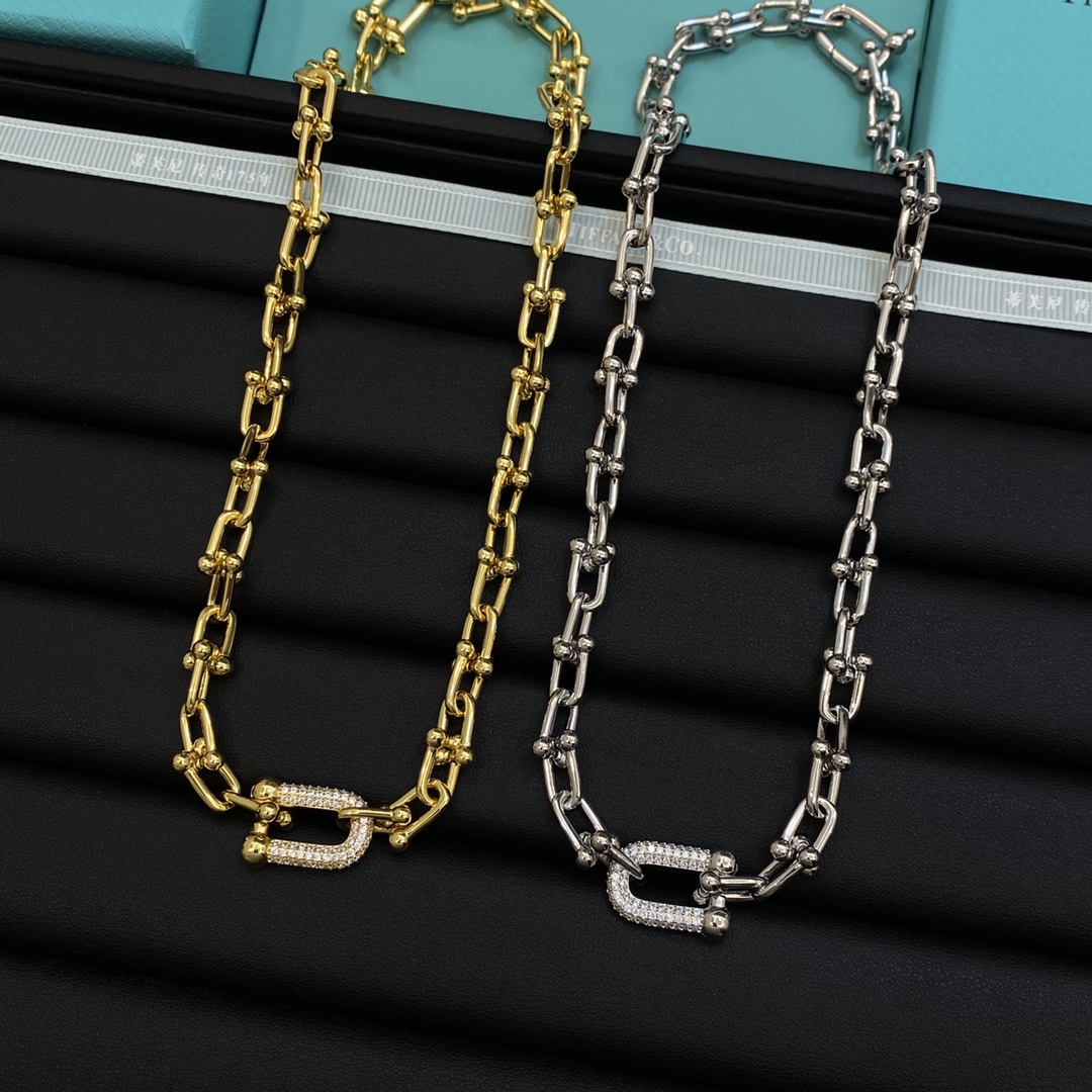 TOP Tiffany & Co. Lock Necklace - 2 Color
