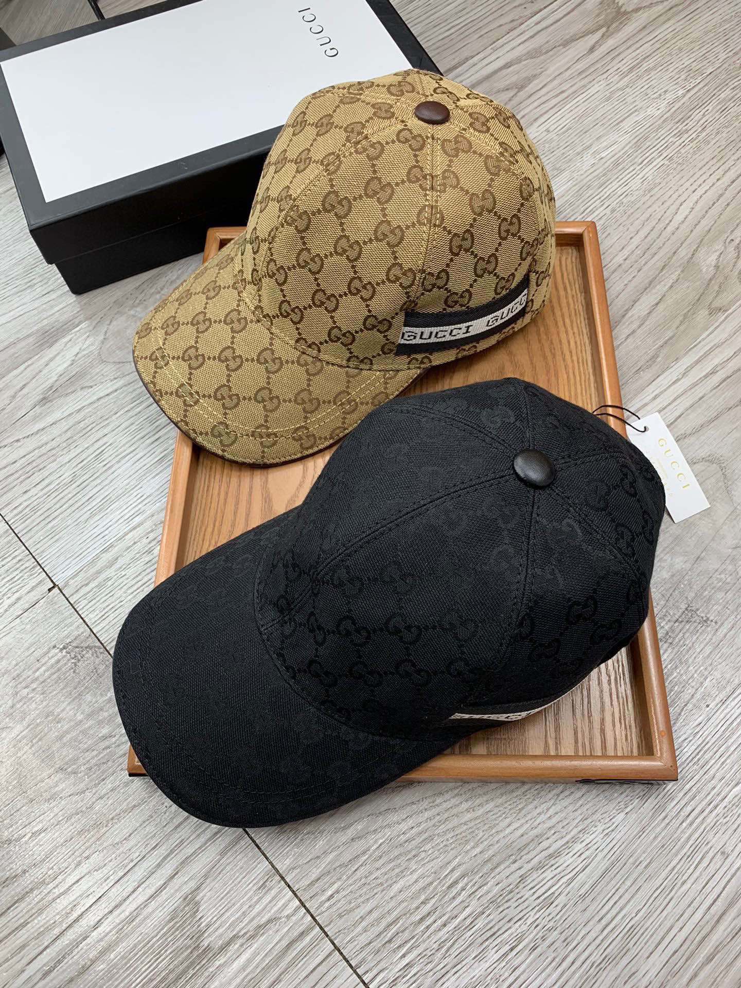 TOP GUCCI  Baseball Cap - Brown