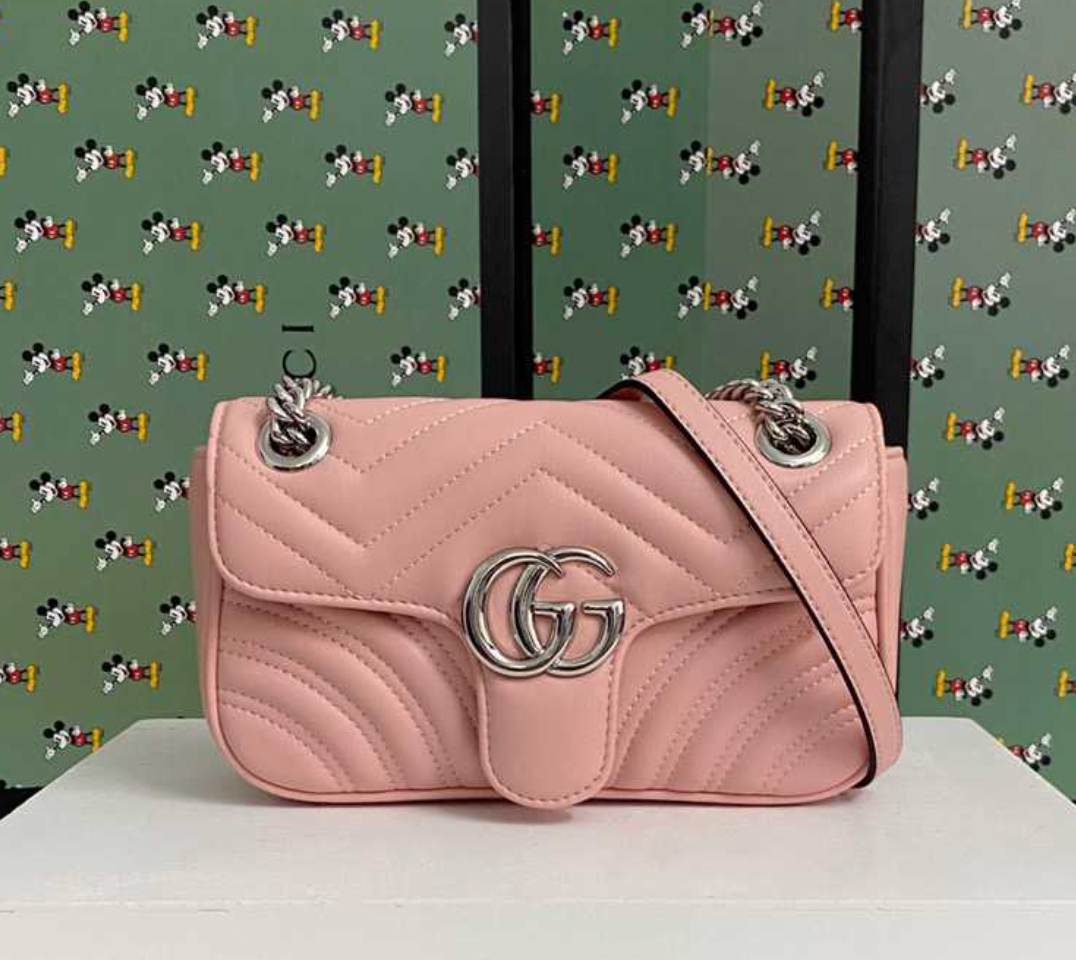 Gucci GG Marmont -Silver buckle(Replica)