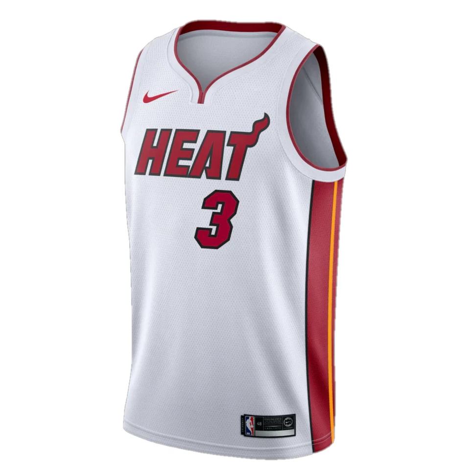Miami Heat Dwyane Wade white Jersey