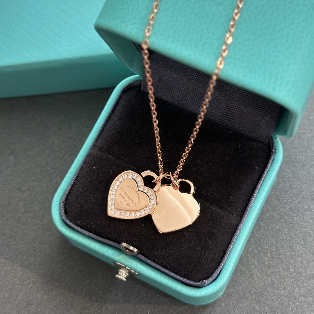 TOP Tiffany & Co. Necklace-Rose Gold